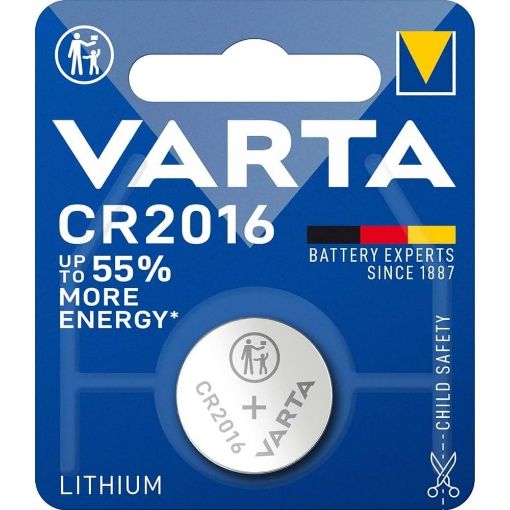 Varta CR2016 3V Lityum Düğme Pil Tekli Paket (Blister) resmi