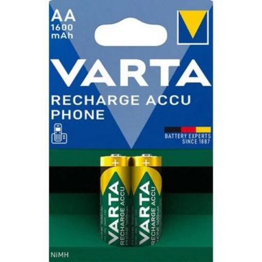 Varta 58399 1600mAh AA Şarj Edilebilir Kalem Pil 2'li Paket (Blister) resmi