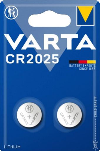 VARTA CR2025 3V Lityum Pil 2'li Paket (Blister) resmi