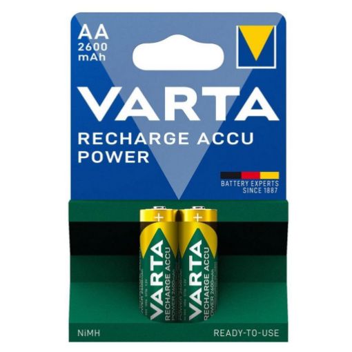 Varta 2600mAh AA Şarj Edilebilir Pil 2'li Paket resmi