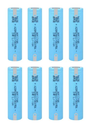 8 Adet Aspilsan Puntalı INR18650A28 3.7V 2800mAh 25A Discharge Şarjlı Li-ion Pil  resmi